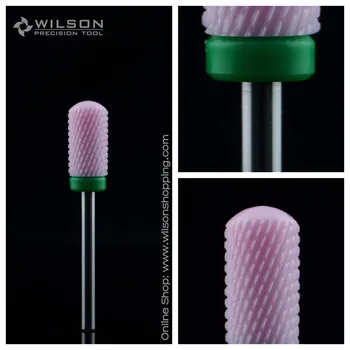 

Pink Ceramic Nail Drill Bit - Large Smooth Top Bit - Coarse(612101)