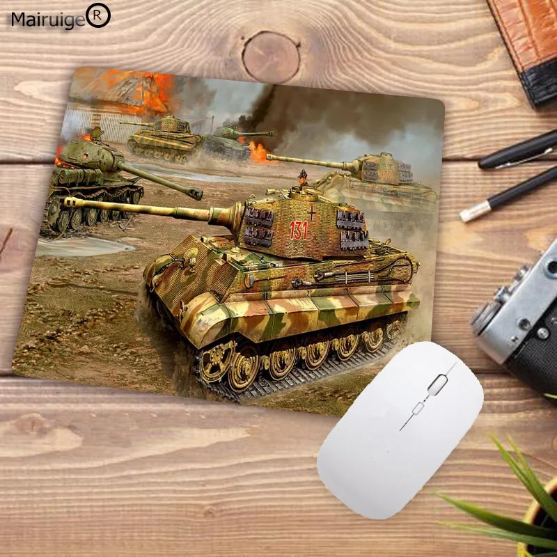 Mairuige 22X18CM Custom High Speed World of Tanks Game Vintage Stylish Mouse Pad Gaming Big Promotions For Russia country