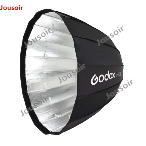 Godox Portable P90L 90CM Deep Parabolic Softbox Bowens Mount Studio Flash Speedlite Reflector Photo CD50 A04 | Электроника