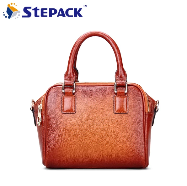 

2017 100% Genuine Leather Leisure Women Messenger Bag Red Brown Ladies Shoulder Bag Vintage Handbag Bolsos WMB0200