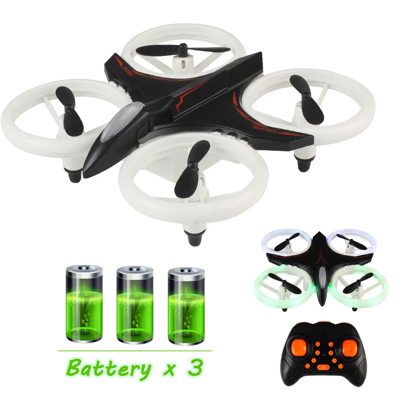

XXD158 Altitude Hold LED Lights RC Quadcopter Drone with Headless Mode 3D Flip Helicopter Gfts Toys VS JJRC h36 E010