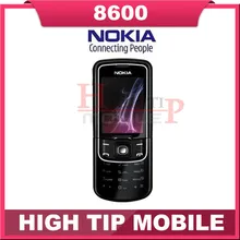 Russian keyboard support Nokia Unlocked Original 8600 Luna Mobile cell phone Free shipping 1 year warranty Refurbished