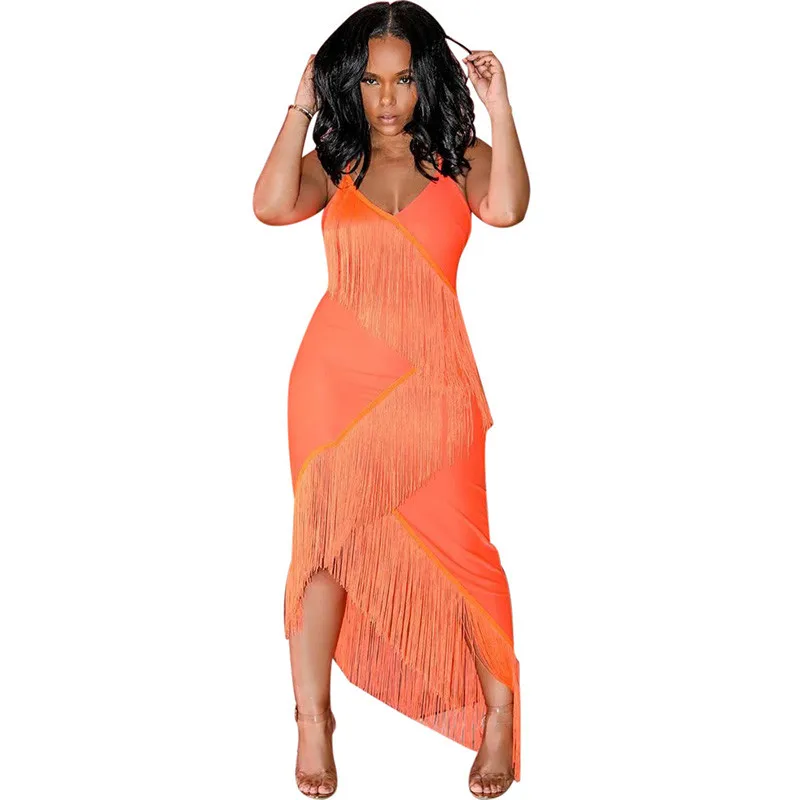 Backless Fringe Dress Outlet, 54% OFF 