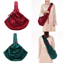 Hands-Free Двусторонняя маленькая сумка для собак кошка Слинг Сумка вместительная сумка для путешествий дышащая двухсторонняя сумка для переноски