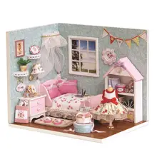 Интересный кукольный домик Счастливый маленький мир 3D Сборка DIY бытовой креативный набор "Дом" Обучающие игрушки для детей