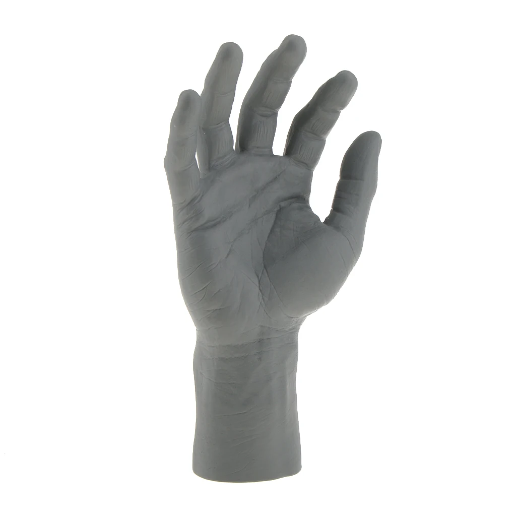 High Simulation Male Mannequin Right Hand For Jewelry Bracelet Watch Glove Ring Display Magnet can be equipped on the bottom