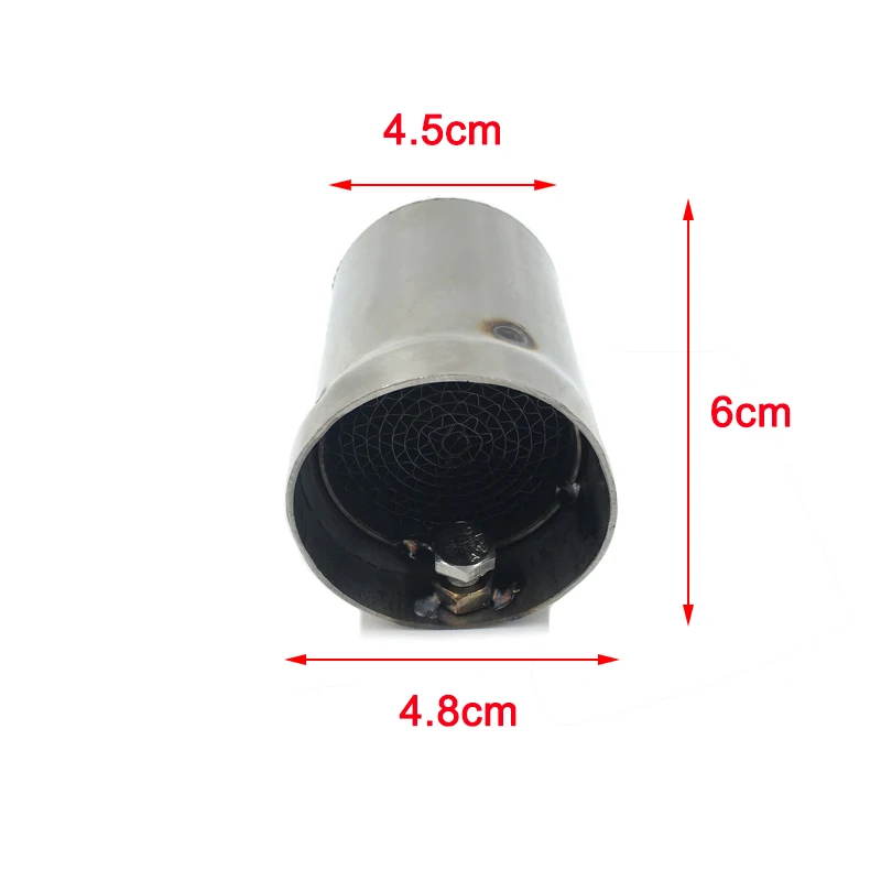 MTCLUB Universal Motorcycle Exhaust Muffler Adjustable Silencer DB Killer Catalyst Silencers  35mm 42mm 45mm 48mm 60mm (18)
