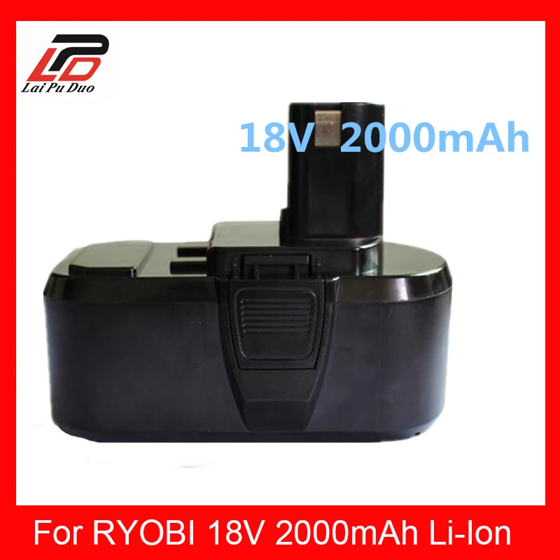 2000mah for RYOBI P104 Power Tool Battery for RYOBI BPL 1815 BPL 1820G
