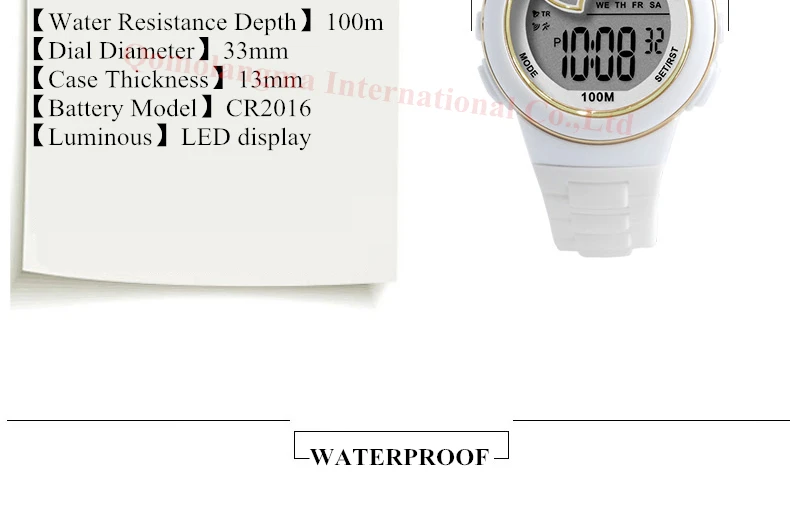 correndo natação mergulho relógio de pulso montre femme km