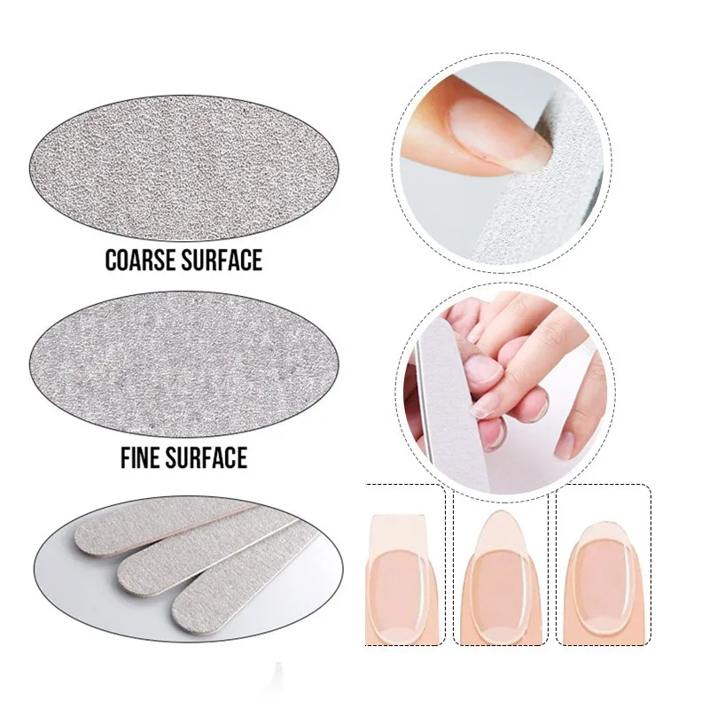 Arquivos de Unhas de Madeira Arte do Unha Novo Lote Alta Qualidade 180 240 Removedor Cutícula Descartável Calo Ferramentas Estilo Design Lixamento 100 Pçs - 8 de madeira alta qualidade 180 240 removedor