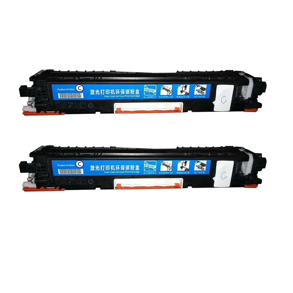 2 упаковки высококачественный тонер-картридж 130A 130 CF351A CF351 Cyan C сменный картридж