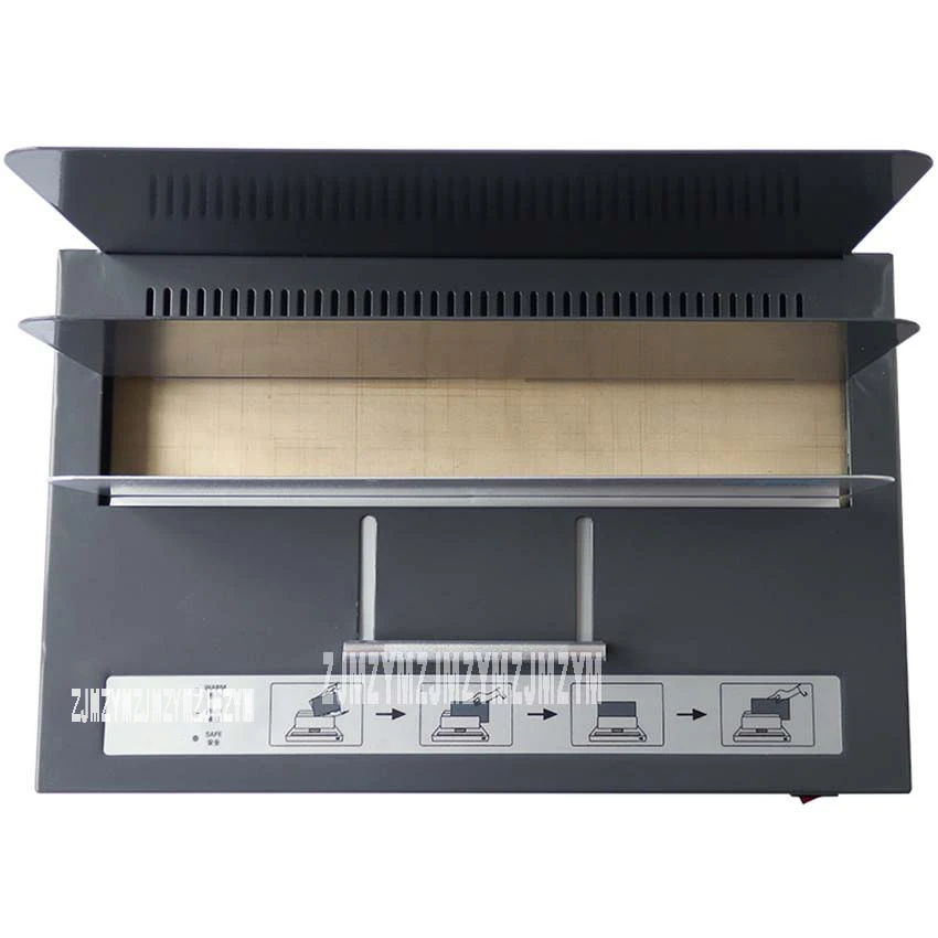 220 V/50 HZ الحرارية ماكينة تجليد TB-500E الكهرباء يربط 500 ملاءات A4 3 دقائق الاحماء مكتب ملزم طول A4/297 مللي متر