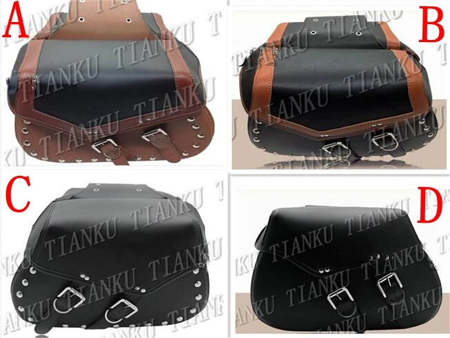 Новая сумка седло из искусственной кожи для Honda Shadow Spirit Sabre Aero Ace Steed VLX 400 600 1100 DLX