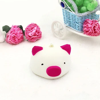 

7CM Hot Mini Cartoon Pig Doll Squishy Toys Decor Unisex Kids Fun Anti-stress Toys Squeeze Slow Rising Child Gift Party Props