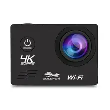 Goldfox 4K Wifi экшн Камера 2 дюймов ЖК-дисплей Экран 1080P открытый Водонепроницаемый корпус для подводной Камера Поддержка 32G TF карта мини для подводной съемки на глубине до