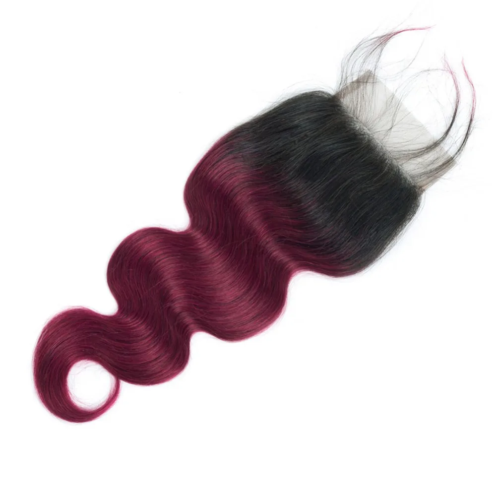 3 Cabelo Ombre Pacotes Com Fecho 1B