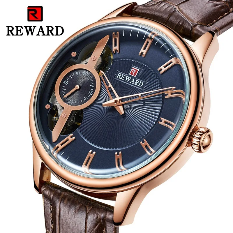 

Skeleton Watch 2019 Sport Mechanical Wristwatch Luxury Mens Watches Top Brand Leather Montre Homme Clock Men Automatic Watch
