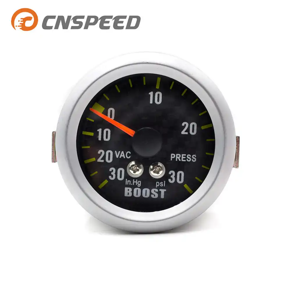 CNSPEED 52 мм Psi Turbo Boost Gauge метр с датчиком оборудование Psi углеродное волокно лицо Turbo Boost метр YC100031 - изображение