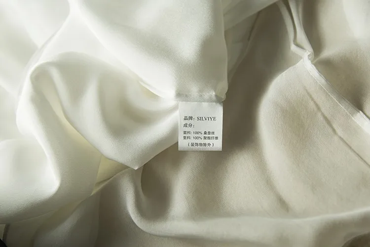 Натуральный шелк Юбка шелк тутового шелкопряда плиссированные юбки M L