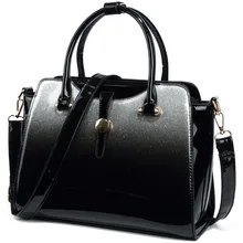 Классическая женская сумка из лакированной кожи, Женская деловая сумка, портфель, Жесткая Сумка через плечо для девочек, сумка через плечо, кошелек