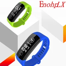 Enohplx Smart Band Водонепроницаемый часы Фитнес трекер активности браслет ЧСС в режиме реального времени Мониторы сна Мониторы умный Браслет