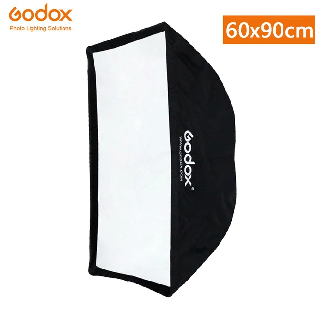 Godox 60x90 см Зонт софтбокс кронштейн светильник Стенд Комплект для строб студия Вспышка Скорость светильник фотографии - Цвет: Белый