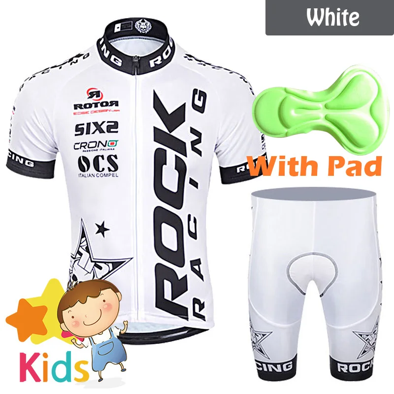Pro Team Cycling Jersey Sets for Kids MTB Ropa Ciclismo Riding Wear Chlidren's Bicycle Jersey Clothing Mountain Bike Wear Boys