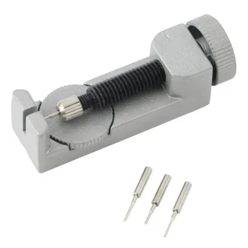 

Adjustable Watch Band Link Pin Metal Remover Removal 3 Pins Watch Strap Repair Tool Silver
