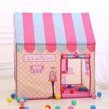 Детские палатки, игровой домик, складной, розовый, белый, для игр, для дома, для улицы, для игр, принцесса, игрушка, палатка для детей, рождественские подарки