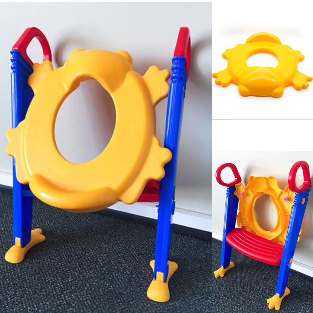 

Baby Toddler Potty Trainer Ladder Foldable Non-Slip Toilet Training Safety Seat kids urinal Potty Children orinales infantiles