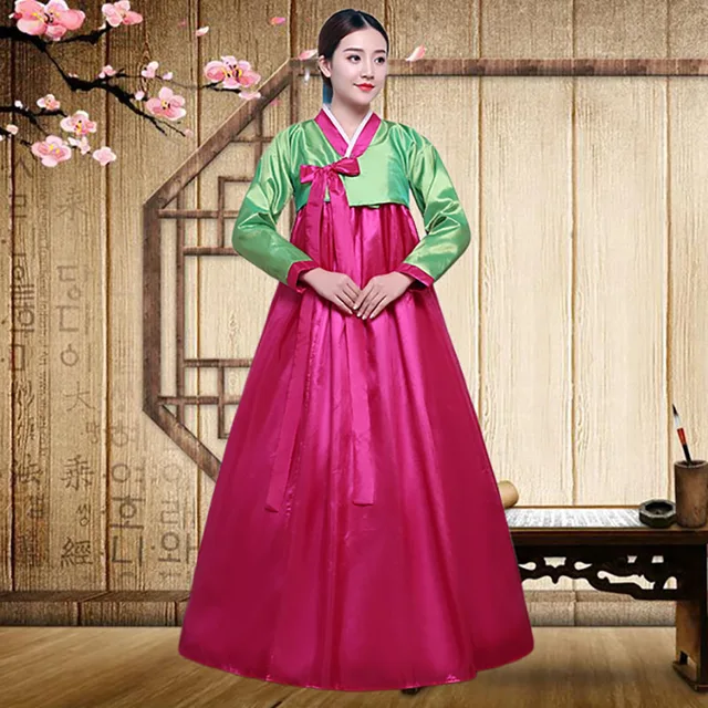 Traditional Korean Clothing Hanbok Dress for Women Ancient Palace Robe
