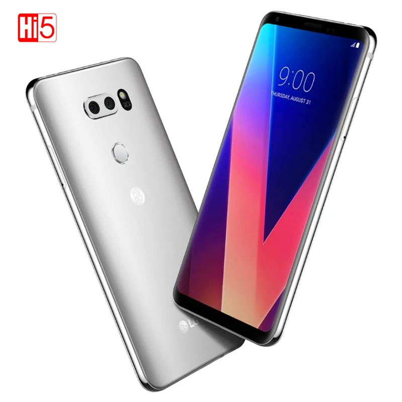 مقفلة LG V30 زائد الهاتف المحمول V30 + 4 GB RAM 128 GB ROM الثماني الأساسية المزدوج سيم 6.0'' 13MP و 16MP كاميرا 4G هاتف LTE الذكي 3300 mAh