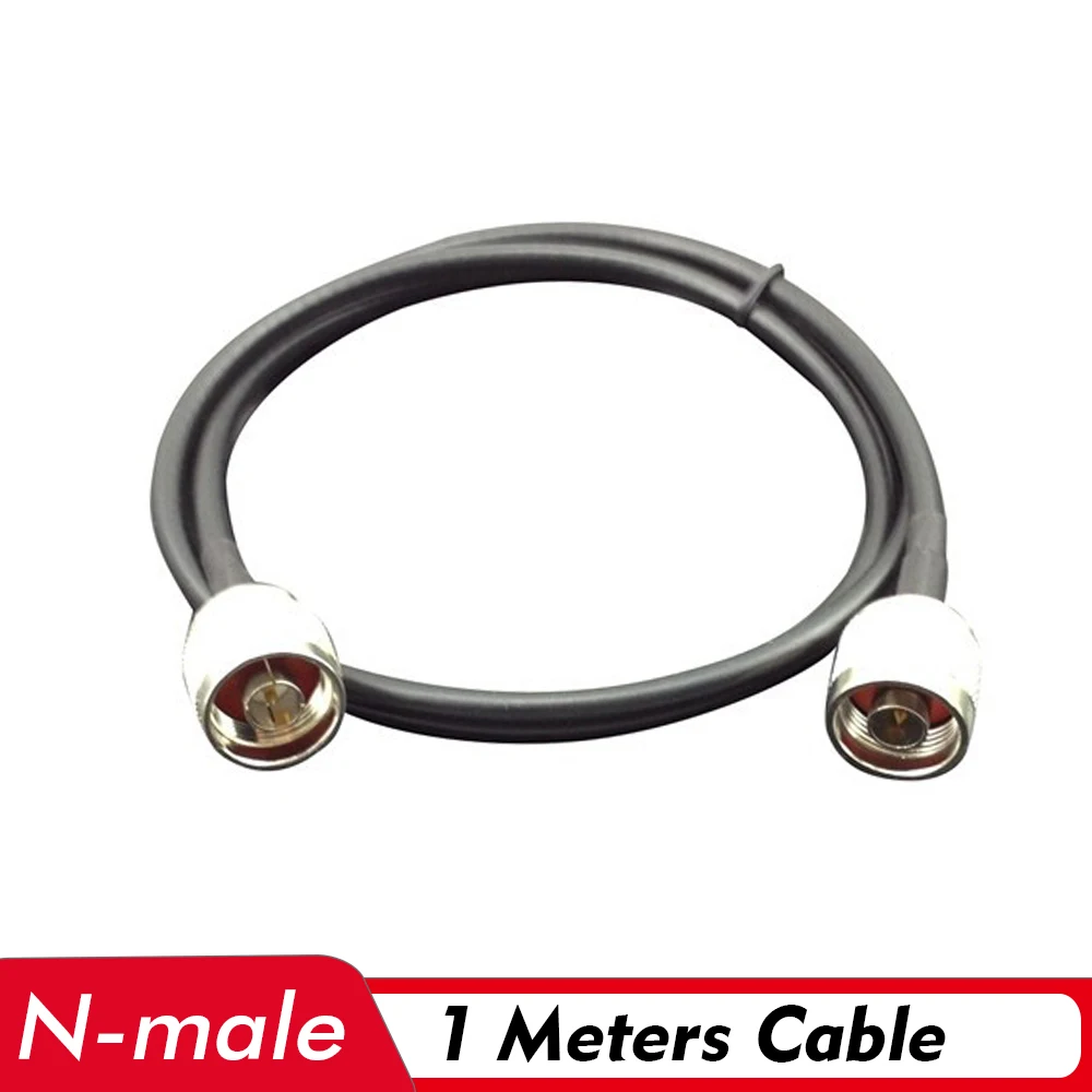 1 Meter Coaxial Cable N Male Connector Low Loss Signal 1m Cable Connect