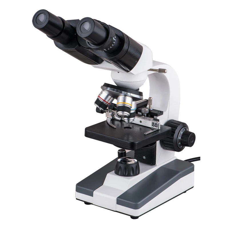 

AMDSP With Built-in Battery XP902 Binocular Biological Microscope 40-640X LED Light for Students