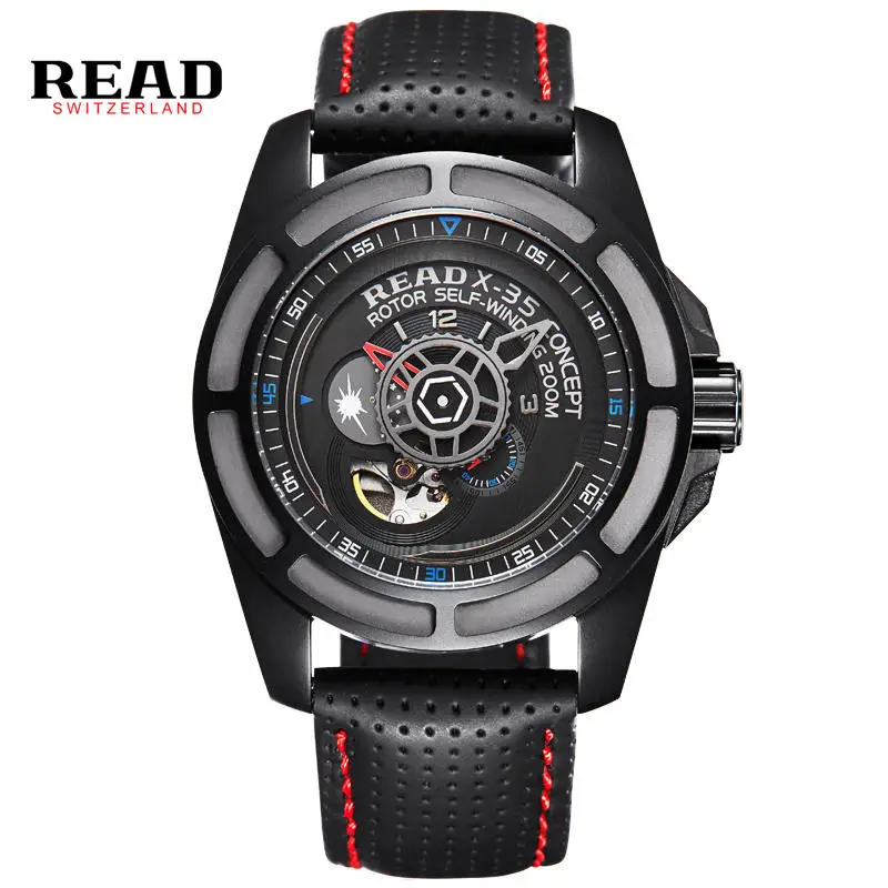 

READ luxury band watches for men 2019 business watchwrist Male table man watches automatic mechanical movement 8090 Tourbillon