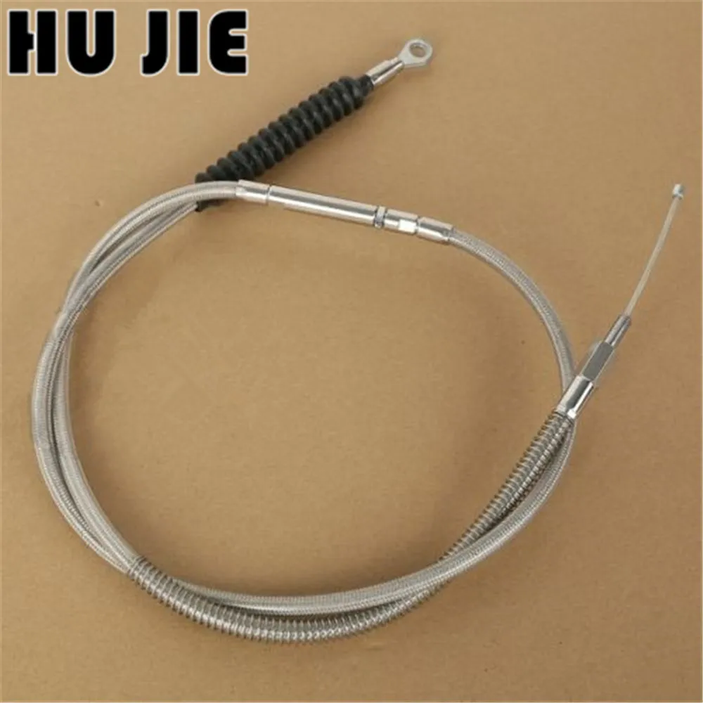 

Motorcycle 63" Stainless Braided Clutch Cable For Harley Sportster 1200 Custom 2011-2015 Seventy Two XL1200V 2013-2015