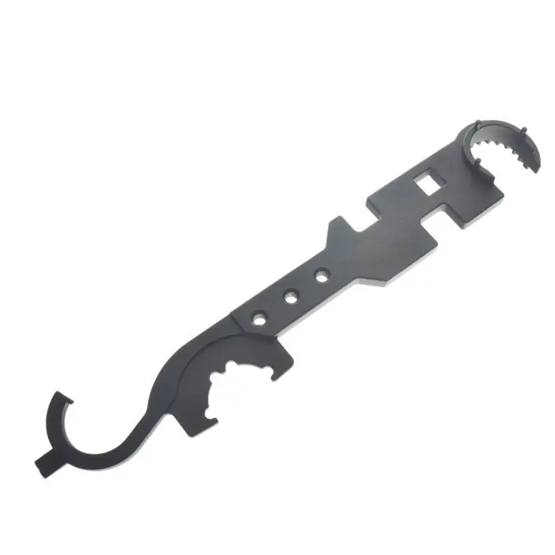 AR15/M4 армейские гаечный ключ Сталь гаечный ключ тактический Multi баррель ключ многофункциональный инструмент для ремонта