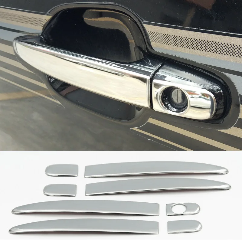 

STAINLESS STEEL door handle cover trims for Toyota Highlander XU40 Camry XV40 4Runner N210 Harrier XU30 Lexus GX470 RX300 RX330