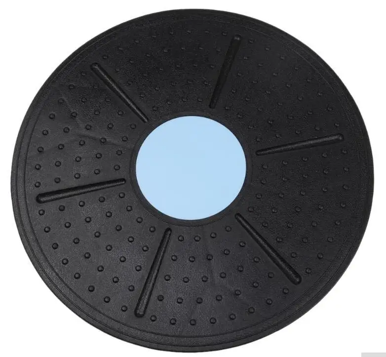 360 градусов вращения баланс доска массажный диск пластиковые круглые пластины доска тренажерный зал талии скручивание тренажер загрузка 150 кг - Цвет: Синий