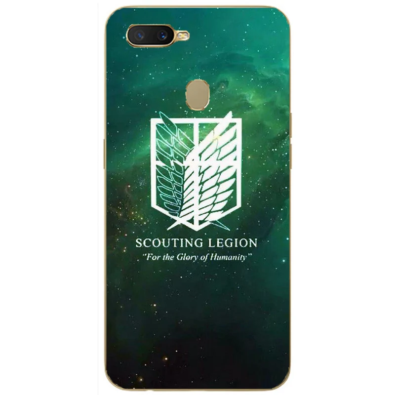 

Attack on Titan Japanese Anime Manga Cartoon Painting Case For Oppo Realme C1 U1 1 2 3 Pro Mobile Phone Printed Cover
