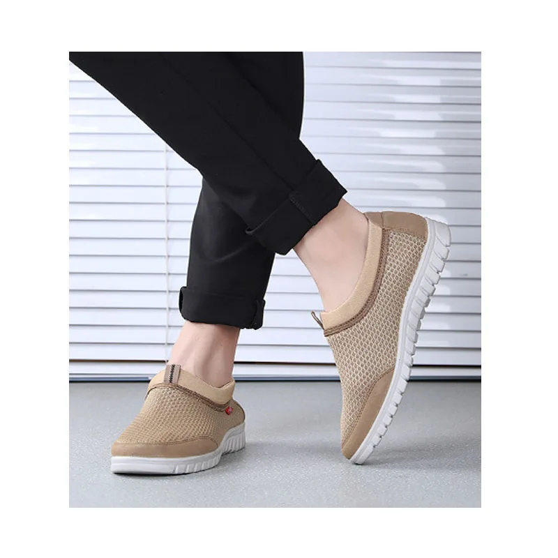 Merkmak Spring Men Breathers Loafers Summer Fashion Hollow Men's Shoes Slip On Casual Comfortable Footwear Large Size 38-50 Flat Merkmak Spring Men Breathers Loafers Summer Fashion Hollow Men's Shoes Slip On Casual Comfortable Footwear Large Size 38-50 Flat