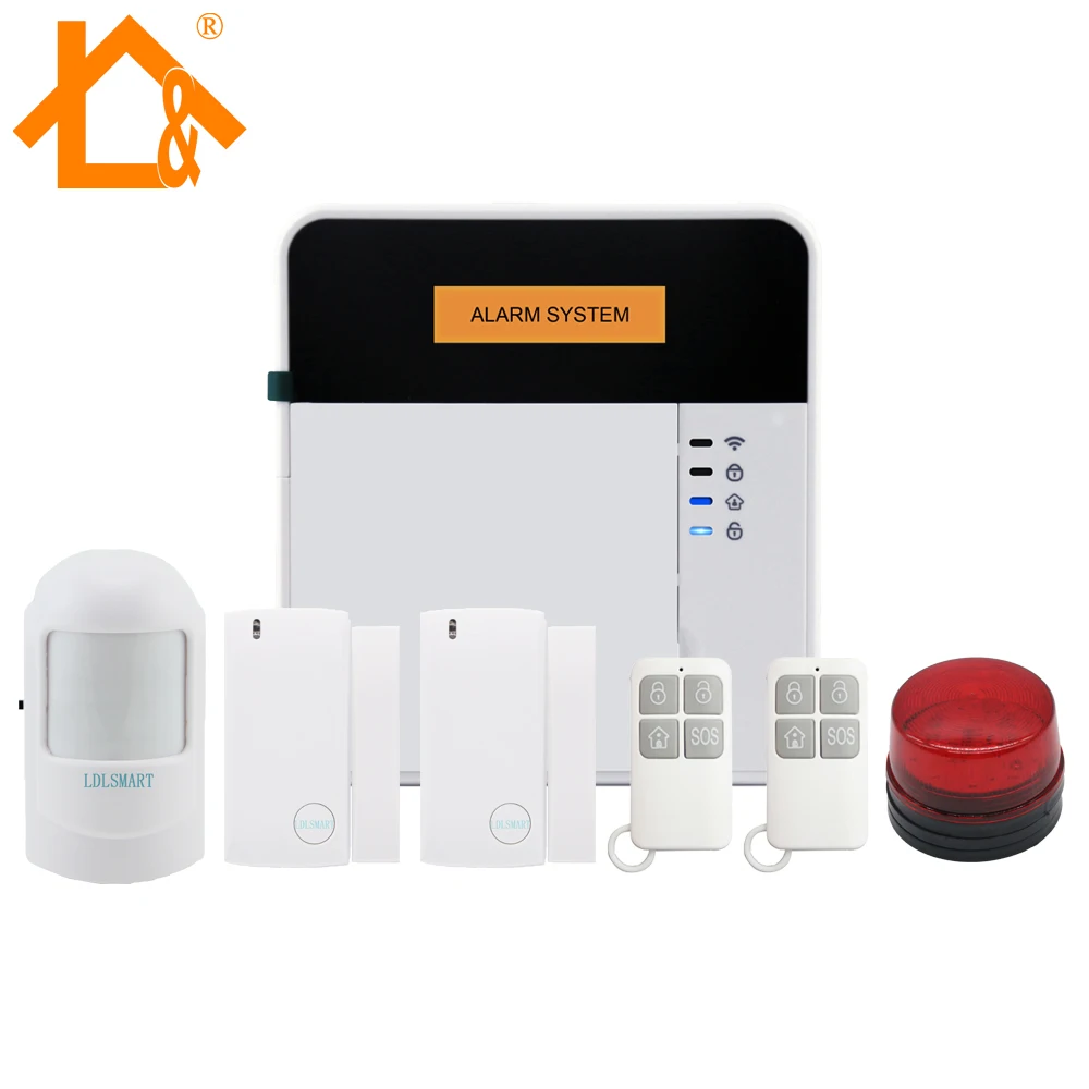 

CE App Wireless Home Security System IOS Android APP Smart GSM Alarm System