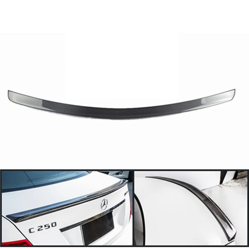 Спойлер AMG из углеродного волокна для Mercedes W204 Amg 2008 2010 2011 2012 2013 2014 C класс