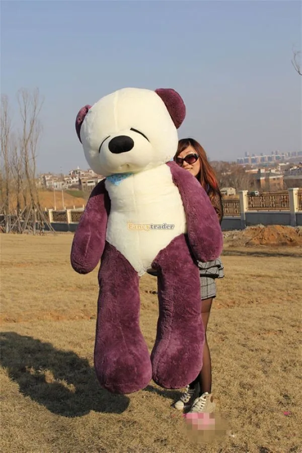 Fancytrader Real Picture! 63'' 160cm Giant Stuffed Plush Sleepy Purple Teddy Bear, Free Shipping FT50746 (10)