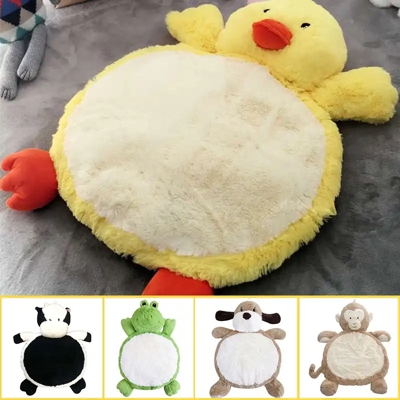 plush animal baby mats