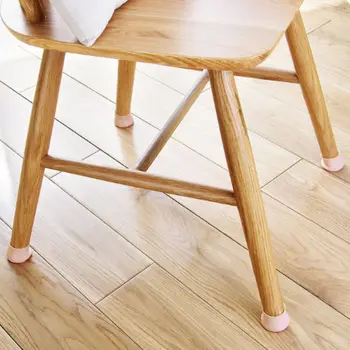 

4pcs/set Thick Non-slip Silicone Mat Table and Chairs gloves Foot Protection Pads Desk Chair Leg Protective Sleeve