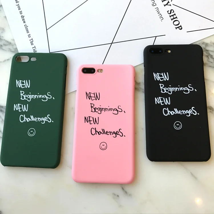 For iphone 6 7 8 7plus 8plus Case Cover Fundas S 6s Apple Plus Hard TPU Black Pink Green |