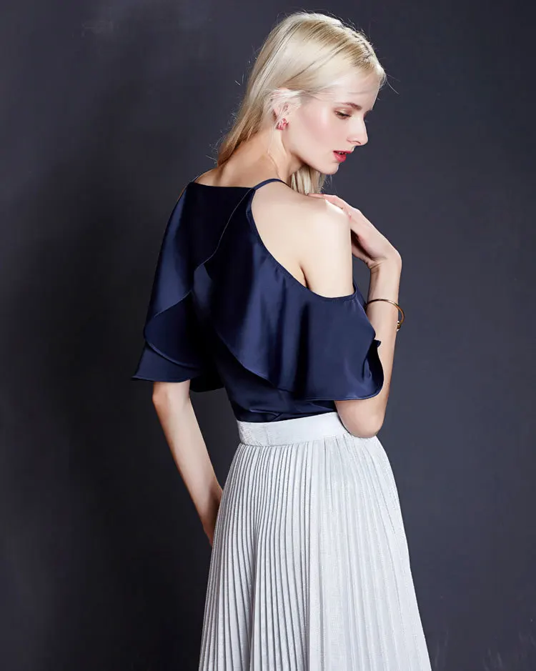 Летняя Блузка LKGHULO белая блузка с оборками и коротким рукавом|ruffle blouse|blouse offshirt summer