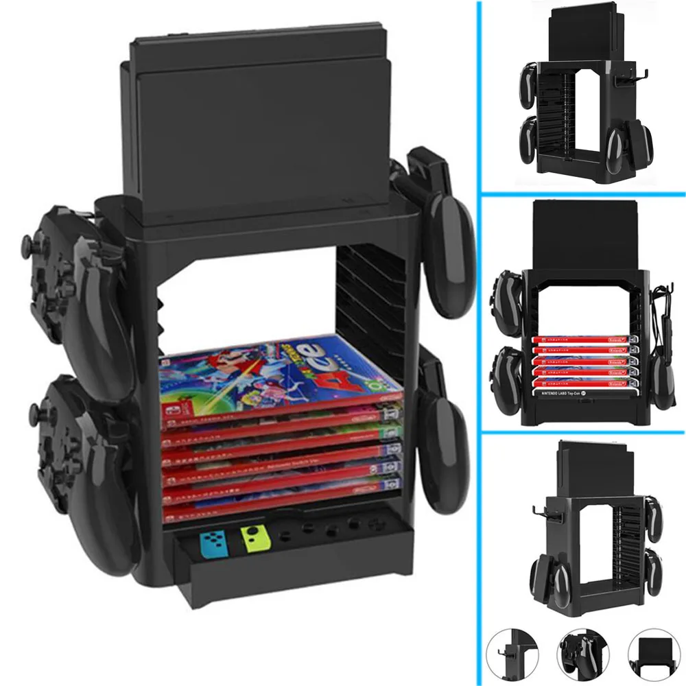 Multifunctional Game Storage Tower for Nintend Switch-1