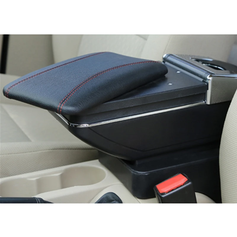 For Mercedes-Benz Smart 2009-2018 Car Armrest Box Central Console Arm Rest Box Cup Holder Ashtray Car Styling Seat Armrests